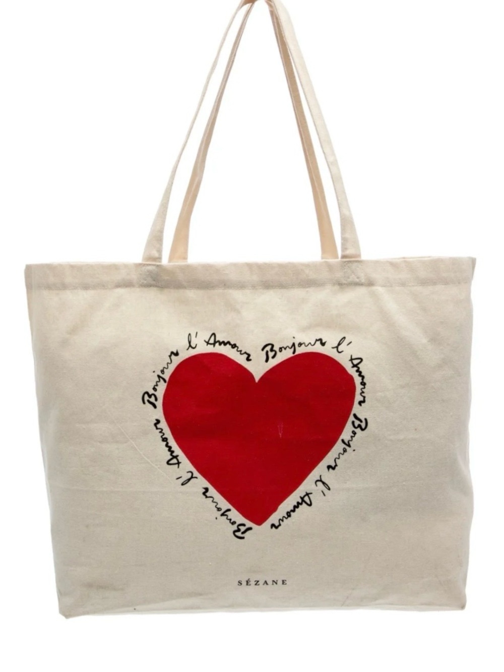 SEZANE Canvas Tote, limited edition